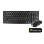 YAHBOOM® Wireless Keyboard and Mouse Set Compatible with Raspberry Pi and Jetson NANO