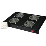 Digitus DN-19 FAN-4-HO-SW 19 palca 4 x skriňa sieťovej rozvodne - vetrák  1 U    čierna