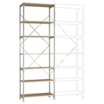 Manuflex RM2226 základný modul regálu oddelenia 100 kg (š x v x h) 970 x 3000 x 600 mm ocel pozinkované pozinkovaný drev