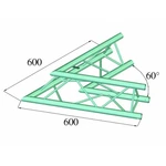 Alutruss DECOLOCK DQ3-PAC20 3-bodová rampa roh 60 °