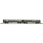 Piko N 40623 N súprava 2 vozňov zásterového vlaku 2./3 Trieda a 3. trieda DRB
