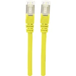 Intellinet 350495 RJ45 sieťové káble, prepojovacie káble CAT 6A S/FTP 2.00 m žltá fóliové tienenie, tienenie pletivom, b