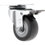 TOOLCRAFT TO-5137869 Otočné koliesko s parkovacou brzdou a 50 mm naskrutkovateľnou doskou