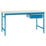 Manuflex BB5231.5012 Kompletný odkladací stolík BASIS stacionárny s melamínovou doskou + jednoduchá zásuvka, š xhxv: 100