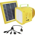 LED campingové osvětlení Pro Mate SolarTorch-1 SolarTorch1, žlutá