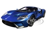 2017 Ford GT Liquid Blue 1/18 Model Car by Autoart