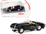 Jaguar XK 120 Roadster Black 1/87 (HO) Diecast Model Car by Schuco