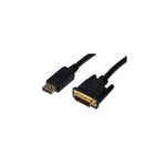 Kábel Digitus DP/M- DVI (24+1)/M 2m (AK-340306-020-S) čierny Tento digitální HD kabel převádí signál DisplayPort na DVI signál. Ideální pro připojení 