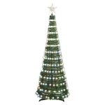 LED dekorace EMOS 314 LED vianočný stromček so svetelnou reťazou a hviezdou, 1,8 m, vnútorné, RGB, ovládač, časovač (D5AA03) LED vianočný stromček s r