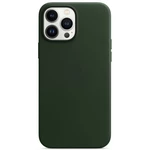 Kryt na mobil Apple Leather Case s MagSafe pre iPhone 13 Pro Max - sekvojovo zelený (MM1Q3ZM/A) Kožený kryt s MagSafe na iPhone 13 Pro Max – sekvojově