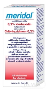 Meridol ústna voda s Chlorhexidinom 0,2 %