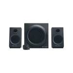 Reproduktory Logitech Z333 2.1 (980-001202) čierne reproduktorový systém • výkon subwoofera 24 W • výkon satelitných reproduktorov 2× 8 W • vstup AUX 