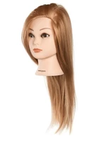 Cvičná hlava dámska s umelými vlasmi ANNABELLE, Original Best Buy - blond 30 - 40 cm (0030095) + darček zadarmo