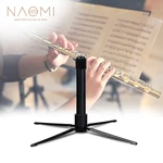 NAOMI Portable Flute Stand Foldable Flute Rest Rack Holder Tripod Holder Stand For Flute Woodwind Instrument Accessories
