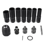 10pcs Electric Wrench Screwdriver Hex Socket Head Kits Set for Impact Wrench Drill