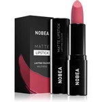 NOBEA Day-to-Day Matte Lipstick matný rúž odtieň Wild rose #M18 3 g