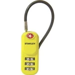 TSA visací zámek na heslo Stanley 81161 393 401, 20 mm, žlutá