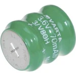 Knoflíkový akumulátor V 80H Ni-MH Varta V3/80H 80 mAh 3.6 V 1 ks