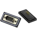 D-SUB kolíková lišta W & P Products 180 °, pólů 9, pájecí kalíšek, 1 ks