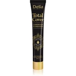 Delia Cosmetics Total Cover voděodolný make-up SPF 20 odstín 52 Ivory 25 g