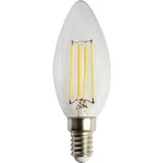 LED žárovka Heitronic 15023 230 V, E14, 4 W = 38 W, teplá bílá, A++ (A++ - E), tvar svíčky, nestmívatelné, 1 ks