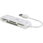Externí čtečka paměťových karet Renkforce CR45e RF-4406164, USB 2.0, bílá