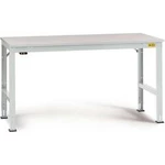 Manuflex LU4018.7035 ESD pracovní stůl Univerzální standardní základní stůl s Melaminplatte, Šxhxv = 1000 x 800 x 763-873 mm