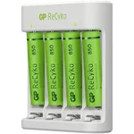 USB nabíječka vč. akumulátorů GP Batteries, NiMH E411 + 4x ReCyko+ Micro, AAA, AA