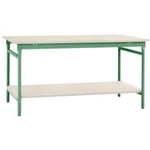 Manuflex BB5221.6011 Kompletní servírovací stolek základní stacionárně s Melamin-Platte + mezi dno, Šxhxv: 1500 x 800 x 780 mm