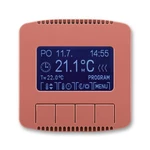 ABB Tango termostat pokojový vřesová červená 3292A-A10301 R2 programovatelný
