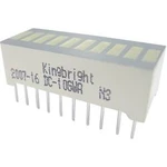 LED bargraf 10násobný Kingbright, DC-10GWA, 8 mm, zelená