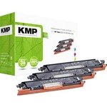 KMP sada tonerů náhradní HP 126A, CE311A, CE312A, CE313A kompatibilní azurová, purppurová, žlutá 1000 Seiten H-T149CMY