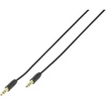 Jack audio kabel Vivanco 38751, 0.50 m, černá