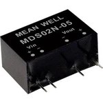 DC/DC měnič napětí, modul Mean Well MDS02M-05, 400 mA, 2 W, Počet výstupů 1 x