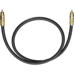 Cinch audio kabel Oehlbach 204501, 1.00 m, antracitová