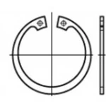 Pojistné kroužky TOOLCRAFT 107887, N/A, vnitřní Ø: 101.9 mm, vnější Ø: 132 mm, pružinová ocel, 1 ks