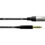 Mikrofonní kabel Cordial 6 m REAN XLR M/jack 6,3 mm kabel černá XLR (M) / jack 6,3 mm