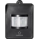 Detektor pohybu PIR na omítku Renkforce RS2W 1270203, 1kanálový , Max. dosah 150 m, černá