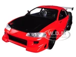 1995 Mitsubishi Eclipse "Bride" Red "JDM Tuners" 1/24 Diecast Model Car by Jada