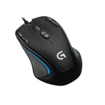 Myš Logitech Gaming G300s - EWR2 (910-004346) čierna herná myš • optický senzor • rozlíšenie snímača až 2 500 DPI • programovateľné tlačidla (6 naviac