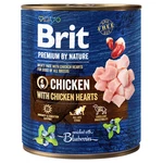 Konzerva Brit Premium by Nature Chicken with Hearts 800g