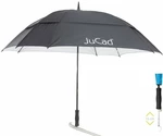 Jucad Telescopic Umbrella Windproof With Pin Black