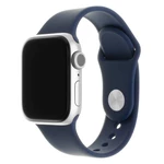 Remienok FIXED Silicone Strap na Apple Watch 38/40/41 mm (FIXSST-436-BL) modrý remienok k inteligentným hodinkám • určené pre verzie Apple Watch 38 mm
