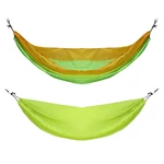 Single / Double Hammock with Mosquito Net Outdoor Garden Hanging Bed Swing Green