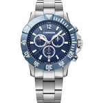 Náramkové hodinky Wenger 01.0643.119, (Ø x v) 43 mm x 11.45 mm, stříbrná