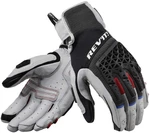 Rev'it! Gloves Sand 4 Light Grey/Black 2XL Rukavice
