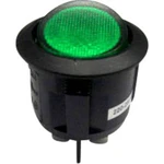 TRU COMPONENTS kolískový spínač TC-R13-244B-02 B/G 220 V/AC 250 V/AC 10 A 2x vyp/zap  s aretáciou 1 ks