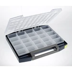 raaco Boxxser 55 5x10-25 kufrík na súčiastky, (š x v x h) 421 x 55 x 361 mm, Priehradiek: 25, 1 ks