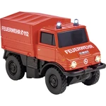 Carson Modellsport 500504139 MB Unimog U406 Feuerwehr 1:87 RC model auta elektrický záchranný voz  vr. akumulátorov, nab