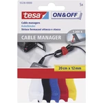 TESA On & Off 55236-00-00 káblový manažér na suchý zips na spojovanie háčiková a flaušová časť (d x š) 200 mm x 12 mm fa